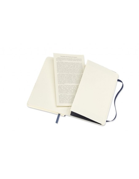 Moleskine Notebook Pocket Ruled Sapphire Blue Soft