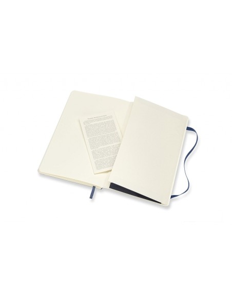 Moleskine Notebook Large Plain Sapphire Blue Soft
