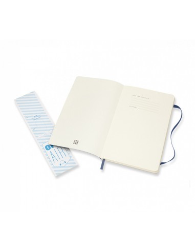Moleskine Notebook Large Plain Sapphire Blue Soft