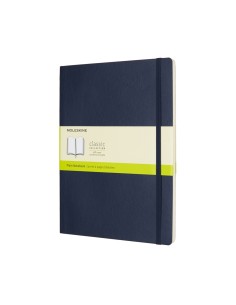 Moleskine Notebook Xl Plain Sapphire Blue Soft