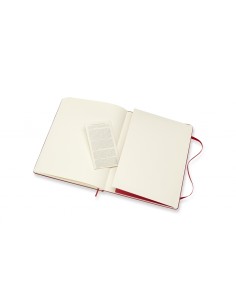 Märkmik Moleskine Classic 19x25cm, jooneline, kõvad kaaned, punane 2