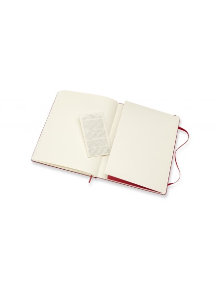 Moleskine Notebook Xl Ruled Scarlet Red Hard