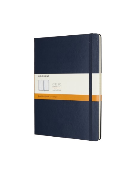 Moleskine Notebook Xl Ruled Sapphire Blue Hard Cover