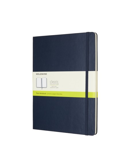 Moleskine Notebook Xl Plain Sapphire Blue Hard Cover
