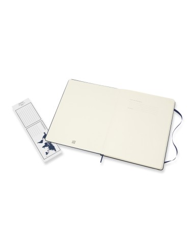 Moleskine Notebook Xl Plain Sapphire Blue Hard Cover