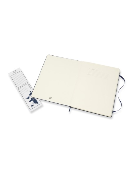 Moleskine Notebook Xl Plain Sapphire Blue Hard Cover