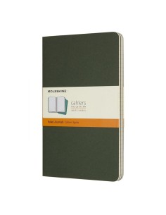 Moleskine Cahier Journals Large Ruled Myrtle Green