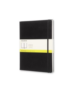 Moleskine Notebook Extra Large Plain Black Hard Cover