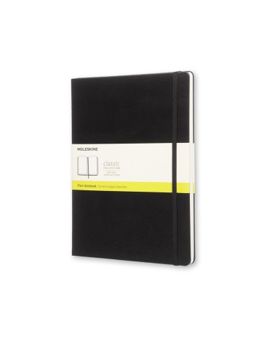 Märkmik Moleskine Classic 19x25cm, valge, kõvad kaaned, must