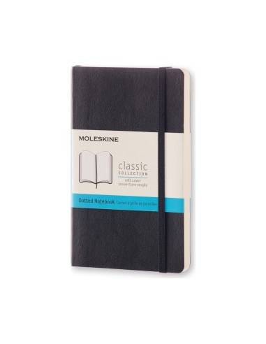 Moleskine Notebook Pocket Dotted Black Soft Cover