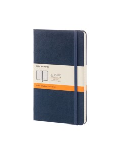 Moleskine Notebook Large Ruled Sapphire Blue Hard Cover