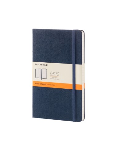 Moleskine Notebook Large Ruled Sapphire Blue Hard Cover