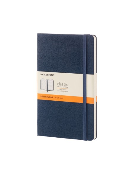 Märkmik Moleskine Classic 13x21cm, jooneline, kõvad kaaned, sinine