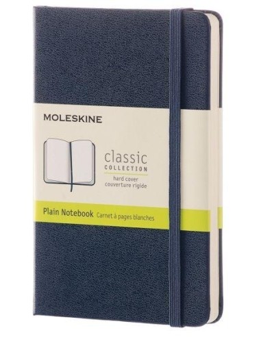 Moleskine Notebook Pocket Plain Sapphire Blue Hard Cover