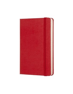 Märkmik Moleskine Classic 9x14cm, ruuduline, kõvad kaaned, punane 2