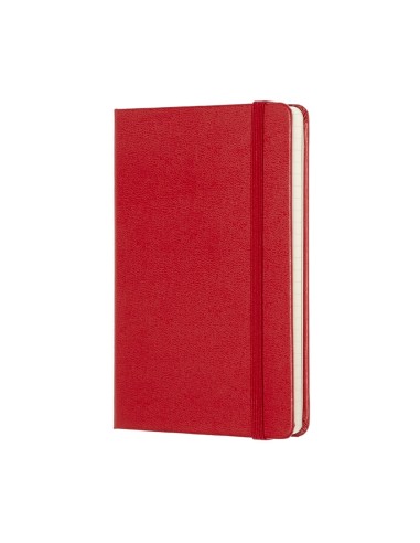 Märkmik Moleskine Classic 9x14cm, ruuduline, kõvad kaaned, punane