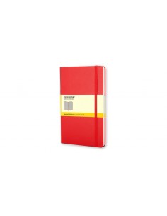 Märkmik Moleskine Classic 13x21cm, ruuduline, kõvad kaaned, punane