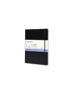 Märkmik Moleskine Sketchbooks A4, valge, kõvad kaaned, must