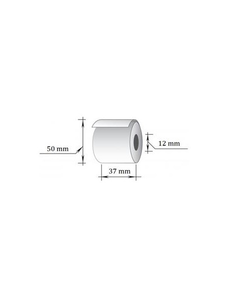 Thermo paper roll 38mmx30m (50mm) x12