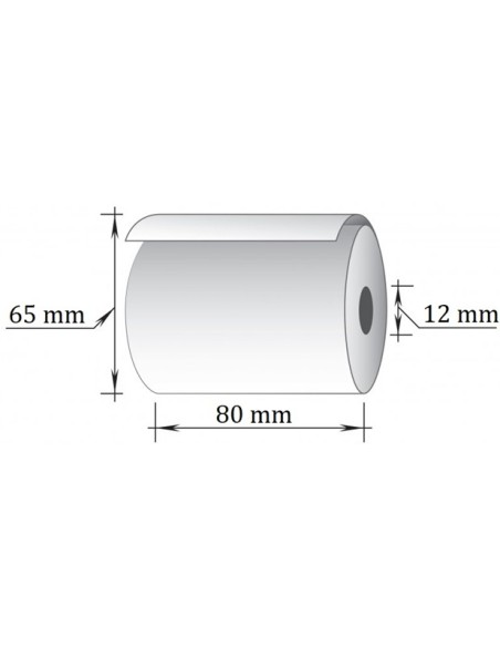 Termorull 80mmx63m(65mm)x12 (54 rulli/kast)