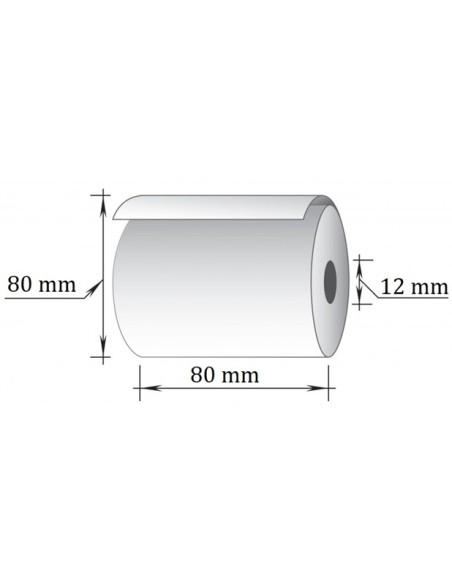 Termorull 80mmx80m(72mm)x12 (40rulli/kast)