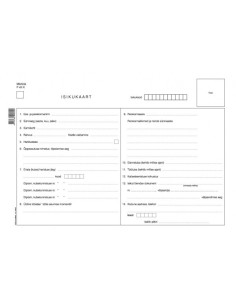 Blankett Isikukaart A4, GR