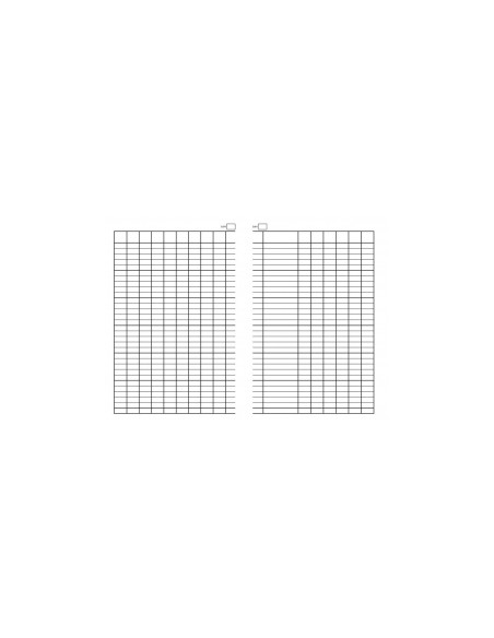 Blankett Paljulahtriline raamat A4/50L, GR