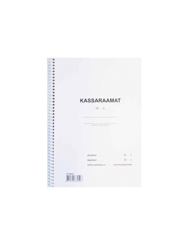 Blankett Kassaraamat A5 spiraalköide, KPF