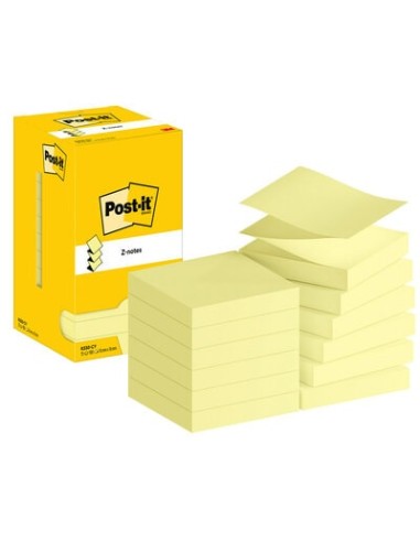 Märkmepaber-Z 3M Post-it 76x76mm 12tk/pk kollane