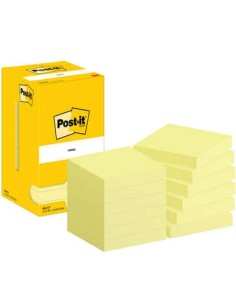 Sticky note 3M Post-it 654 yellow 76x76mm 12pcs