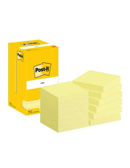 Märkmepaber 3M Post-it 76x76mm kollane 12tk pakis