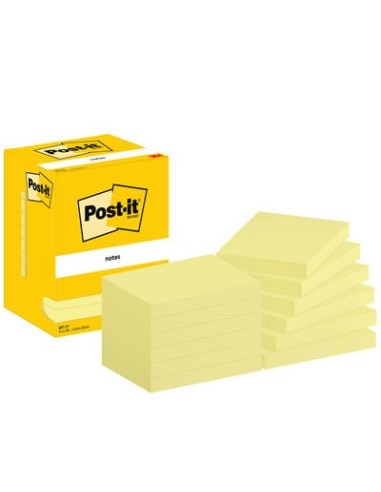 Märkmepaber 3M Post-it 76x102mm kollane 12tk pakis