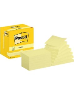 Sticky note 3M Post-it 654 yellow 76x127mm 12pcs