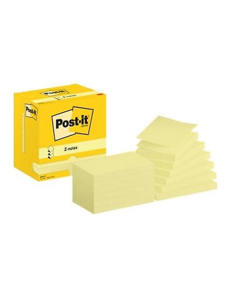 Märkmepaber 3M Post-it 76x127mm kollane 12tk pakis