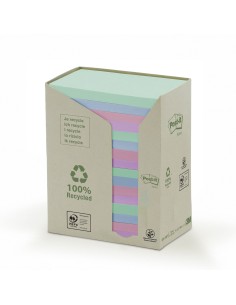 Märkmepaber 3M Post-it® Recycling Assorted 76mmx127mm 16tk/pk 100L
