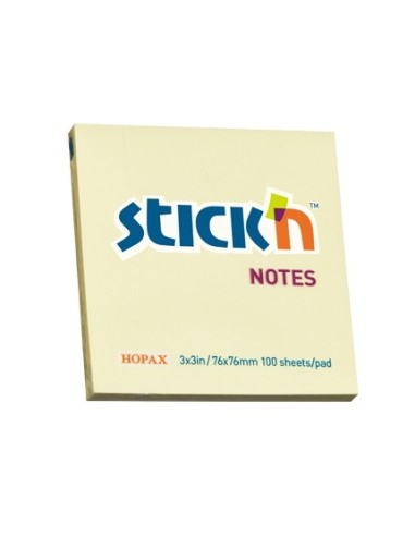 Sticky note Stick´N 21007 76x76mm yellow