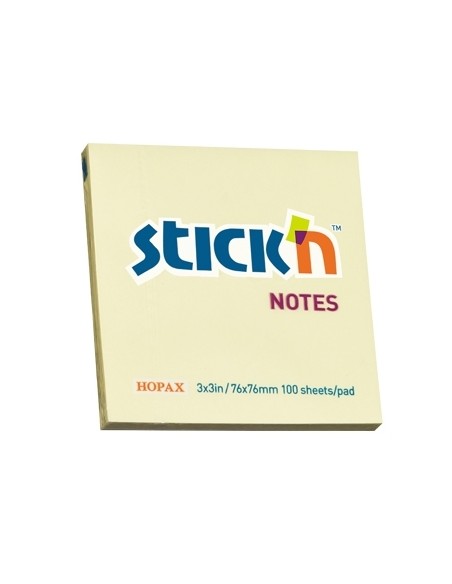 Sticky note Stick´N 21007 76x76mm yellow
