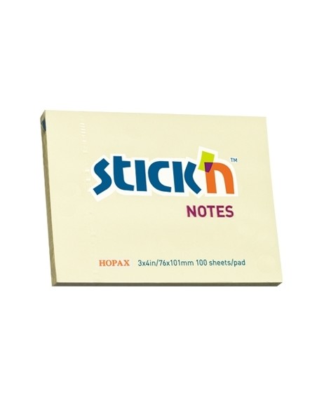 Sticky note Stick´N 21008 76x102mm yellow