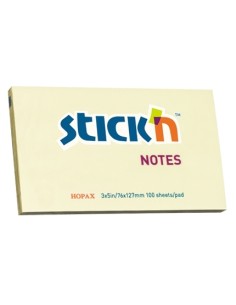 Sticky note Stick´N 21009 76x127mm yellow