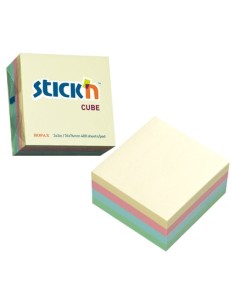 Märkmekuup StickN 21013 76x76mm 400L pastell värvid