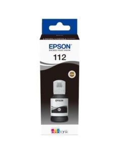 Tindipudel Epson EcoTank 112, Black, 127ml, Suure Mahutavusega