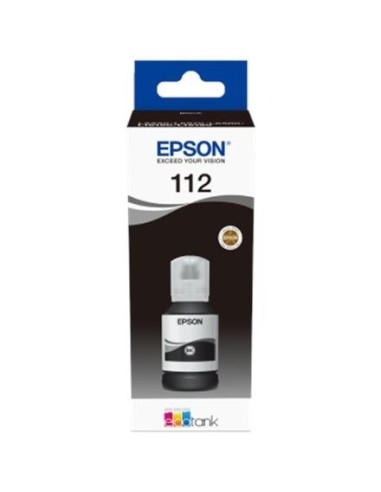 Tindipudel Epson EcoTank 112, Black, 127ml, Suure Mahutavusega