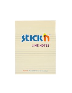 Sticky note Stick´N 21056 203x150mm pastell yellow linear 50sh