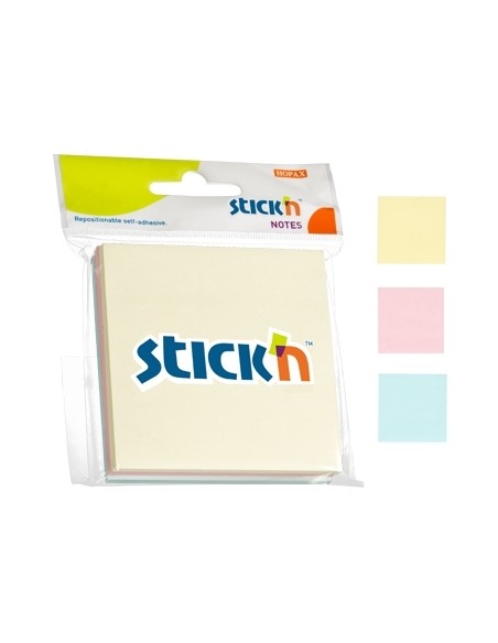 Sticky note Stick´N 21092 Magic pads 76x76mm 3x50pcs pastell assorted