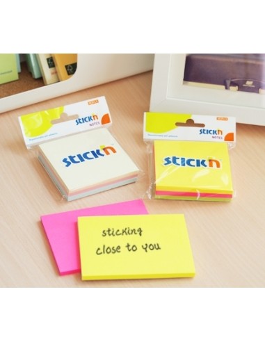 Sticky note Stick´N 21093 Magic pads 76x76mm 3x50pcs neon assorted