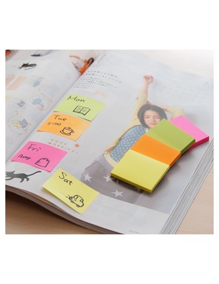 Sticky note Stick´N 21126 3x100pcs 38x51mm pastell assorted 3pcs/pack