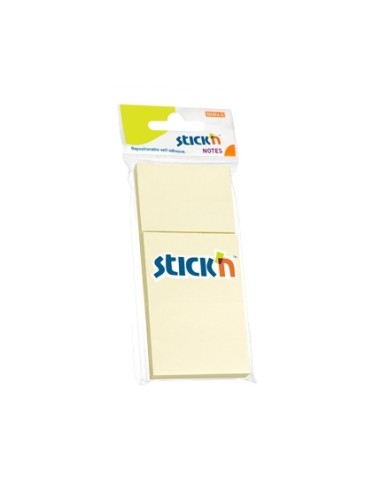 Märkmepaber StickN 21127 38x51mm 3x100L kollane 3tk/pk blistris