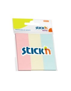 Sticky note Stick´N 21128 3x50pcs 76x25mm pastell assorted