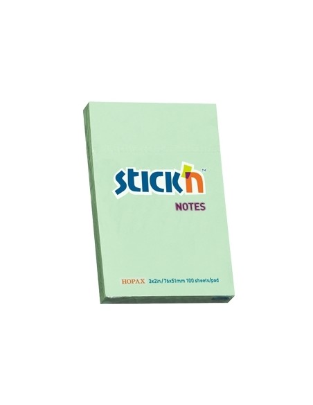 Märkmepaber StickN 21147 51x76mm 100L roheline