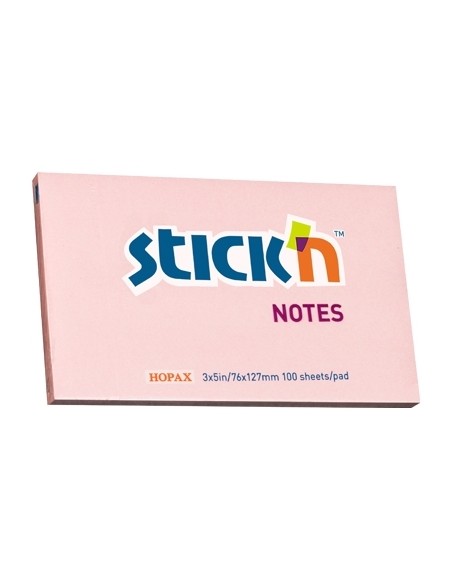 Märkmepaber StickN 21154 76x127mm 100L roosa